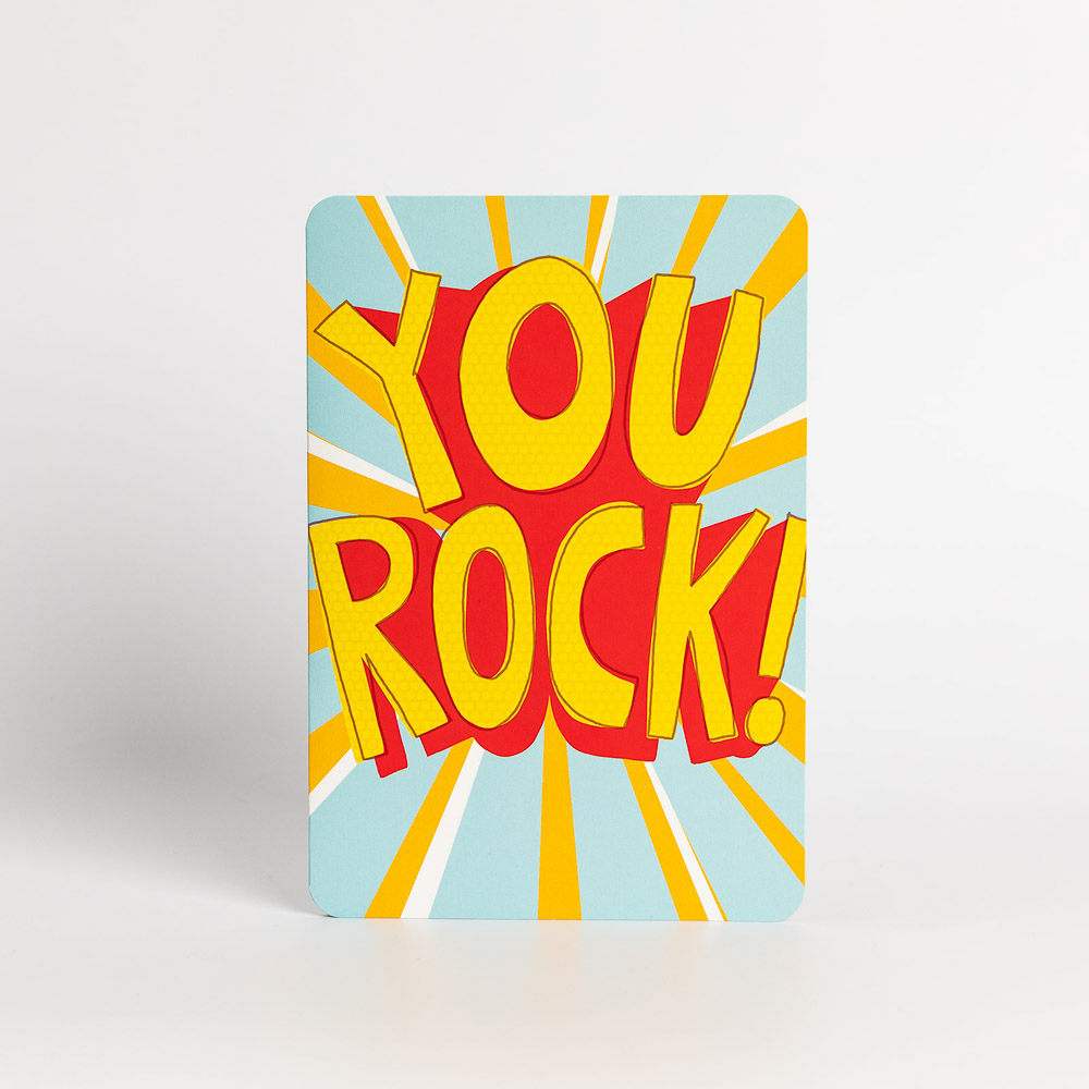 You Rock! Birthday Card