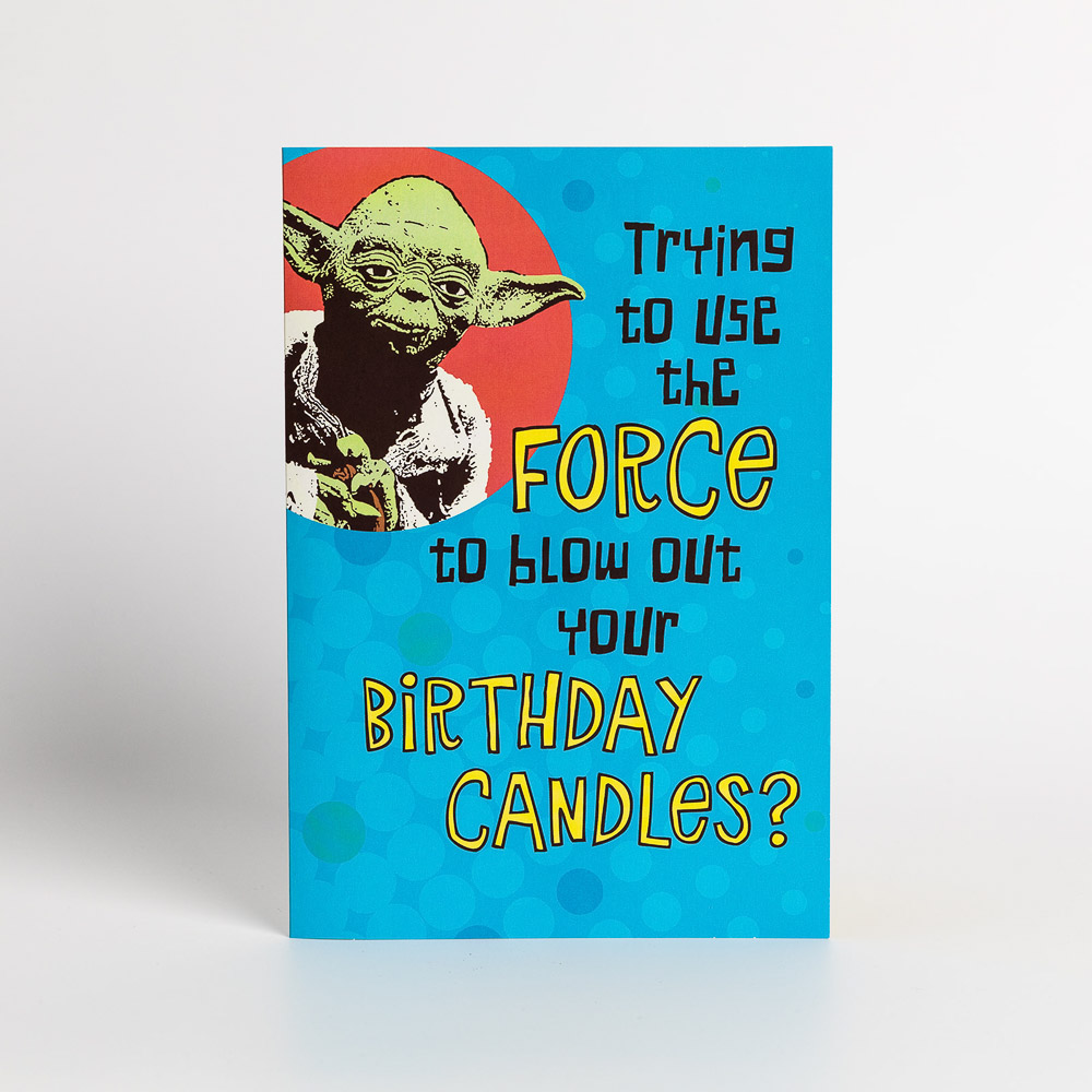 Yoda Happy Birthday Card