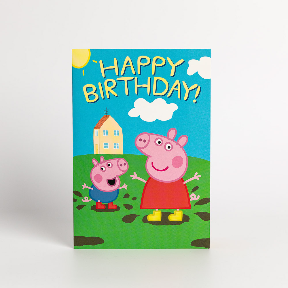 Peppa Pig Happy Birthday Card