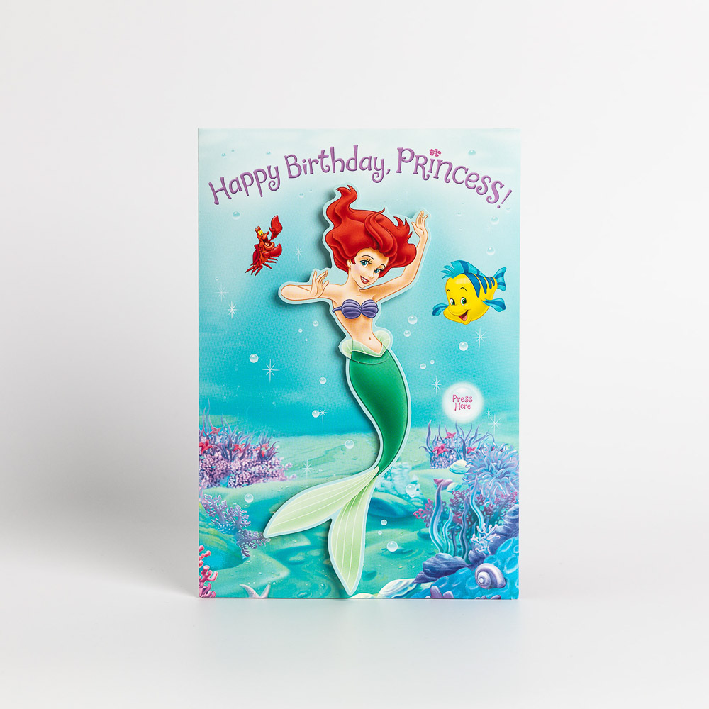 Little Mermaid Birthday Card