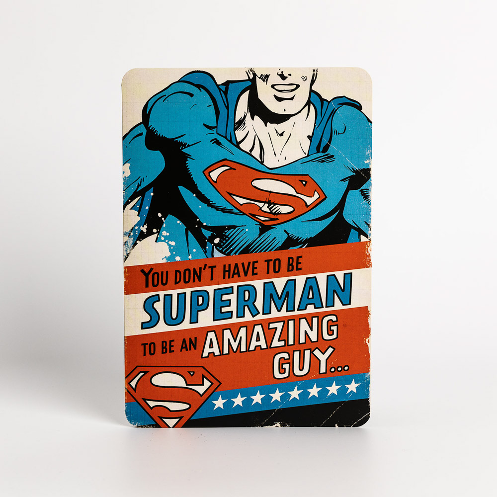 Superman Happy Birthday Card