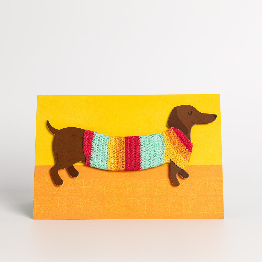 Sausage Dog Birthday Card