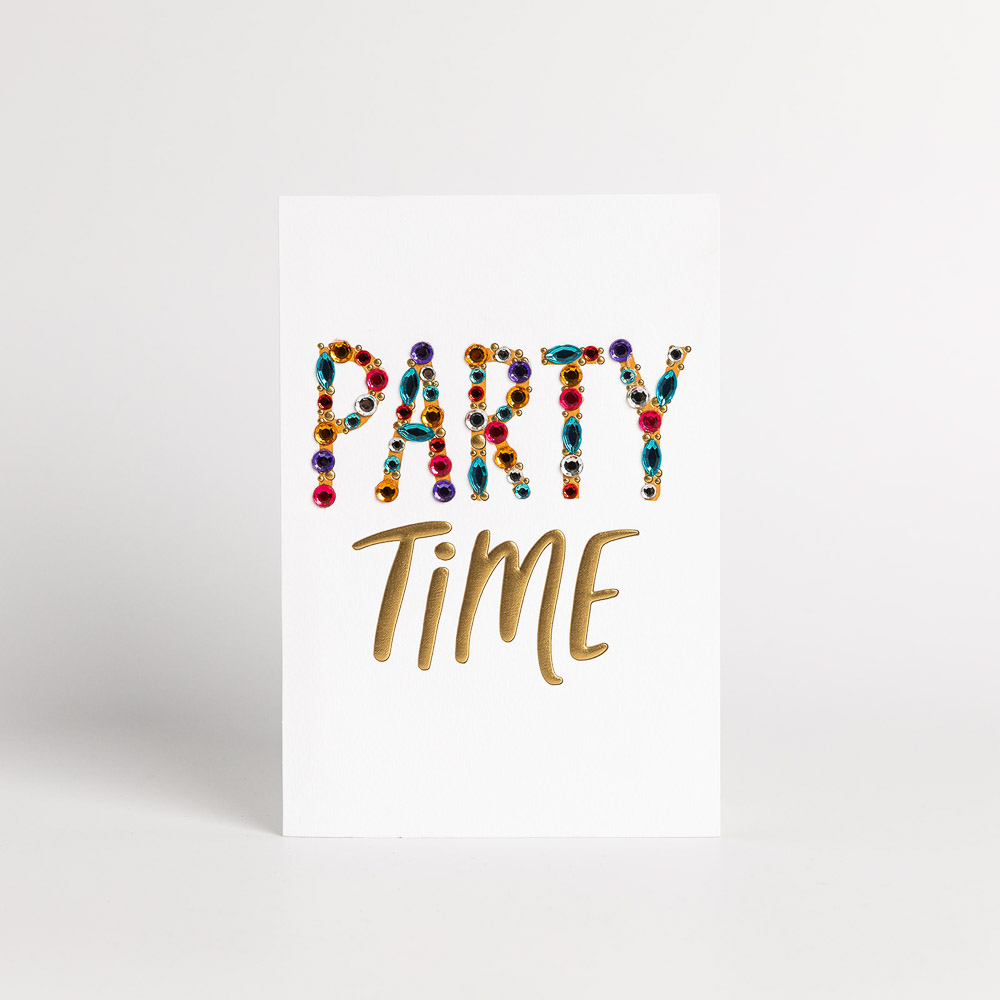 Party Time Birthday Card