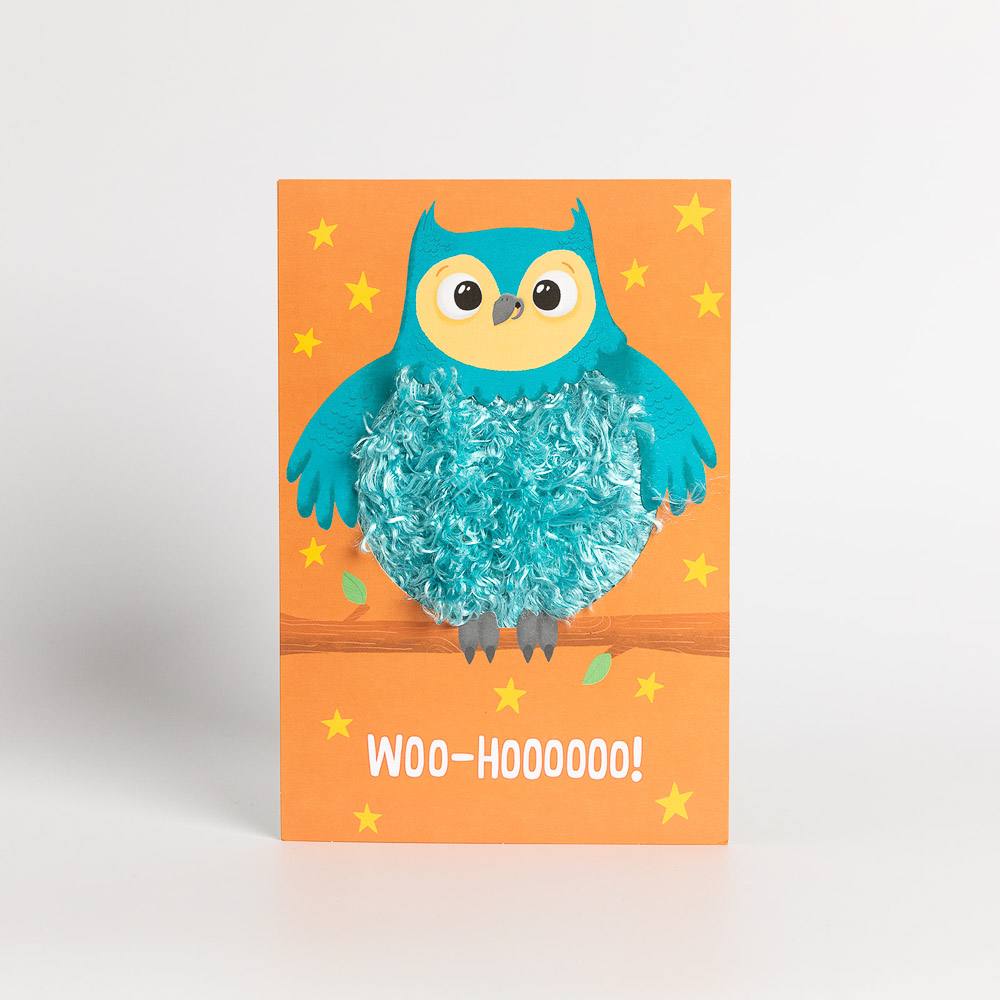 Blue Owl ‘Woo-Hooooo’ Birthday Card