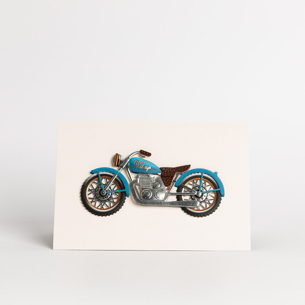 Classic Motorbike Card