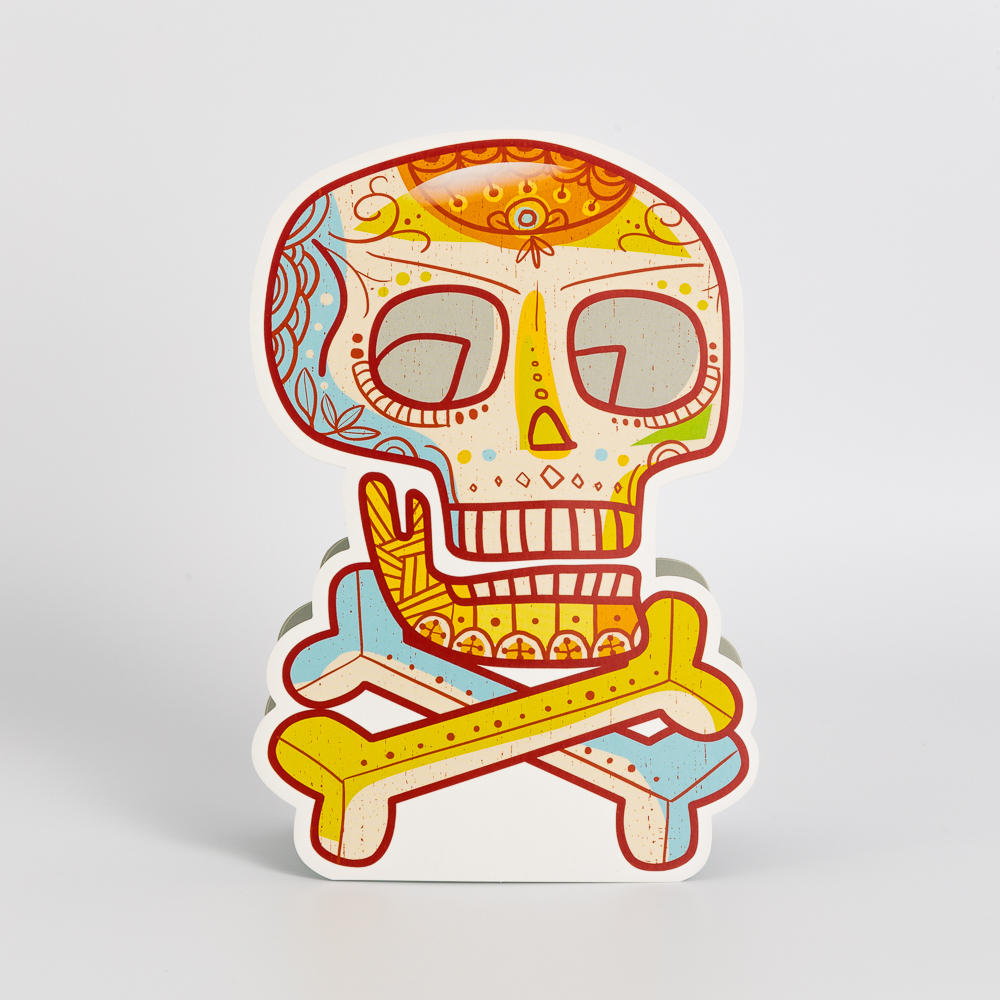 Skull and Bones Birthday Card