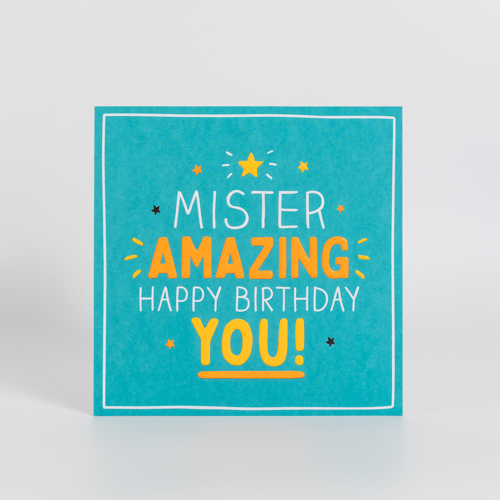 Happy Birthday Mister Amazing Card