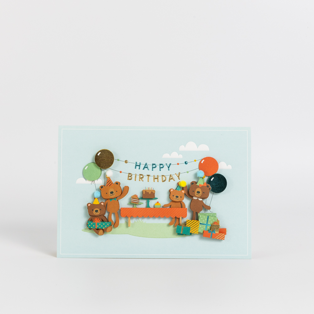 Teddy Bears Birthday Card